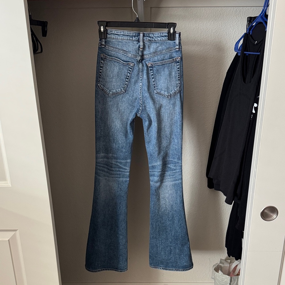 rag & bone Casey High Rise Flare Jeans - Picture 3 of 9